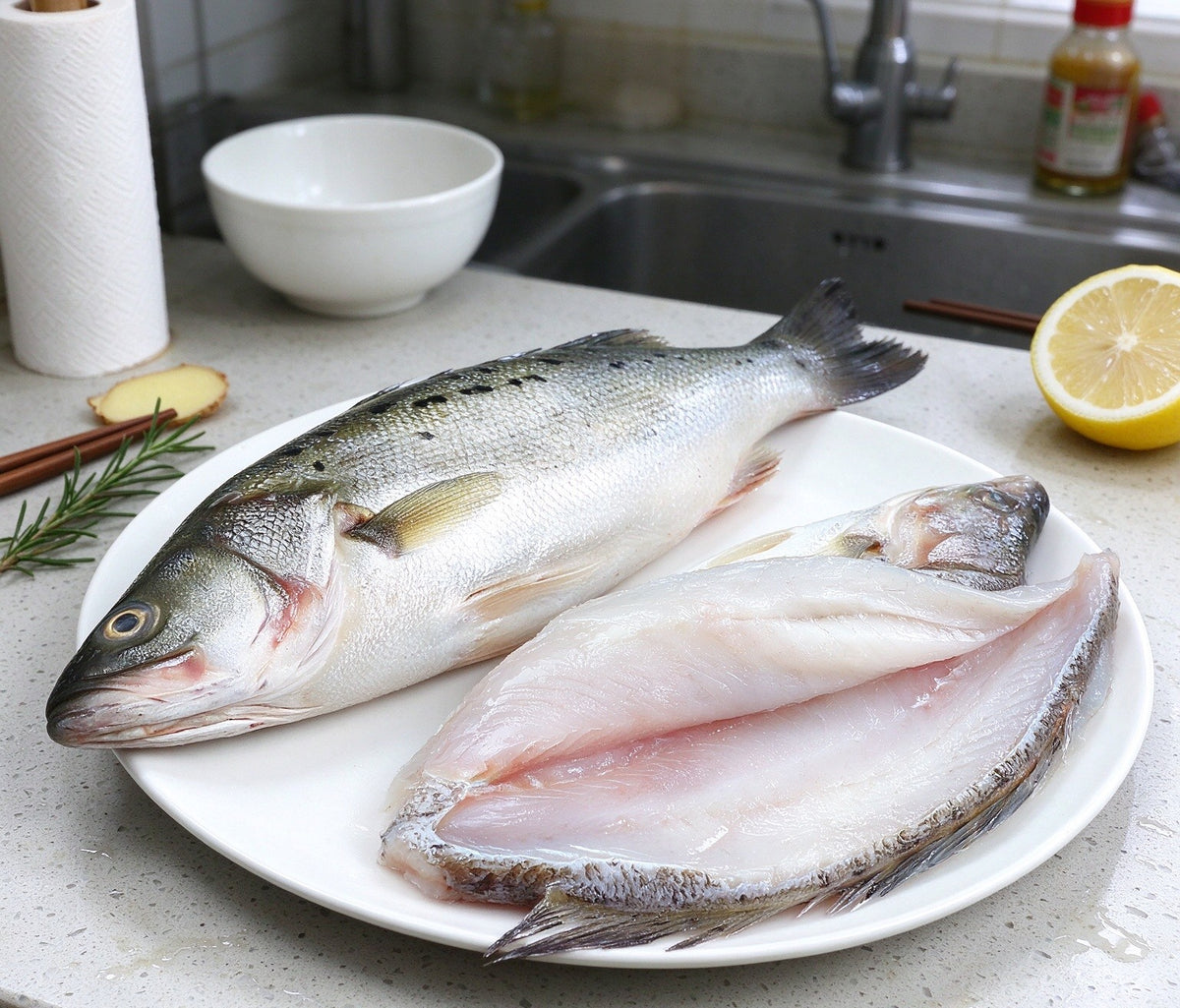Fresh Whole Sea Bass