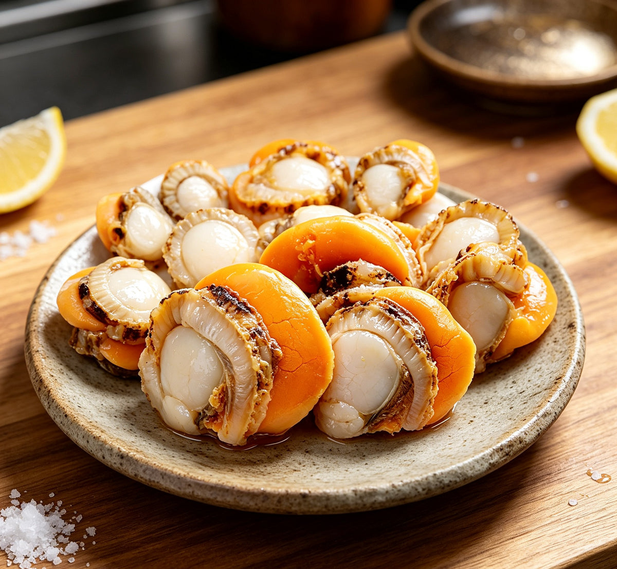 Fresh Scallops on the Half Shell